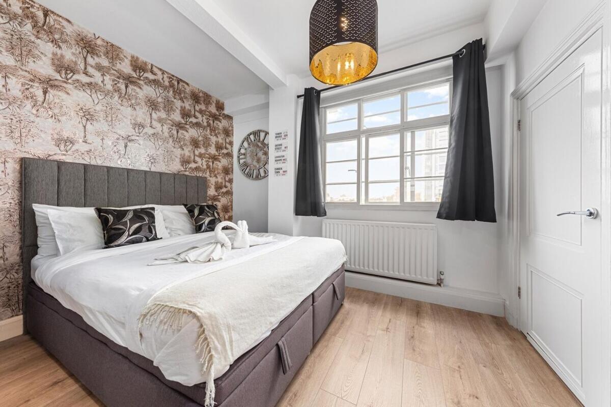 Central London Luxury, Relaxing Apartment! 2 Mins From Paddington Station! ห้อง รูปภาพ