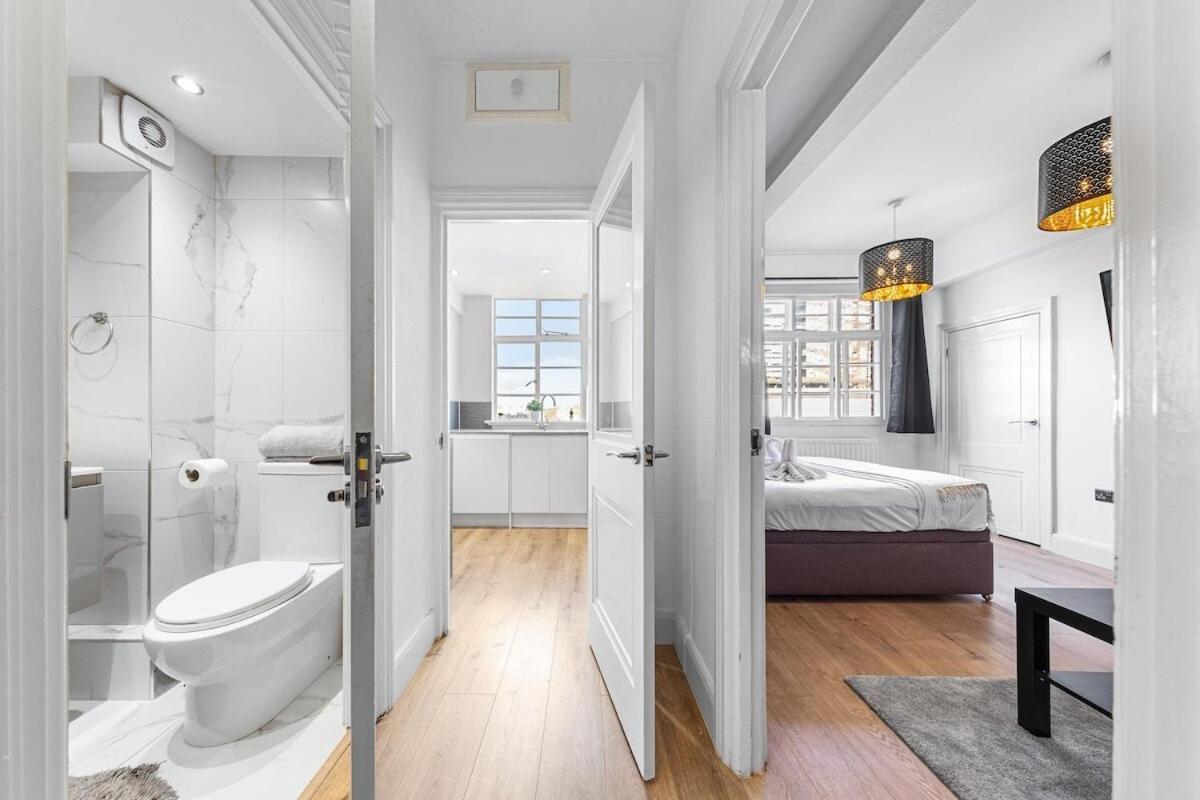 Central London Luxury, Relaxing Apartment! 2 Mins From Paddington Station! ห้อง รูปภาพ