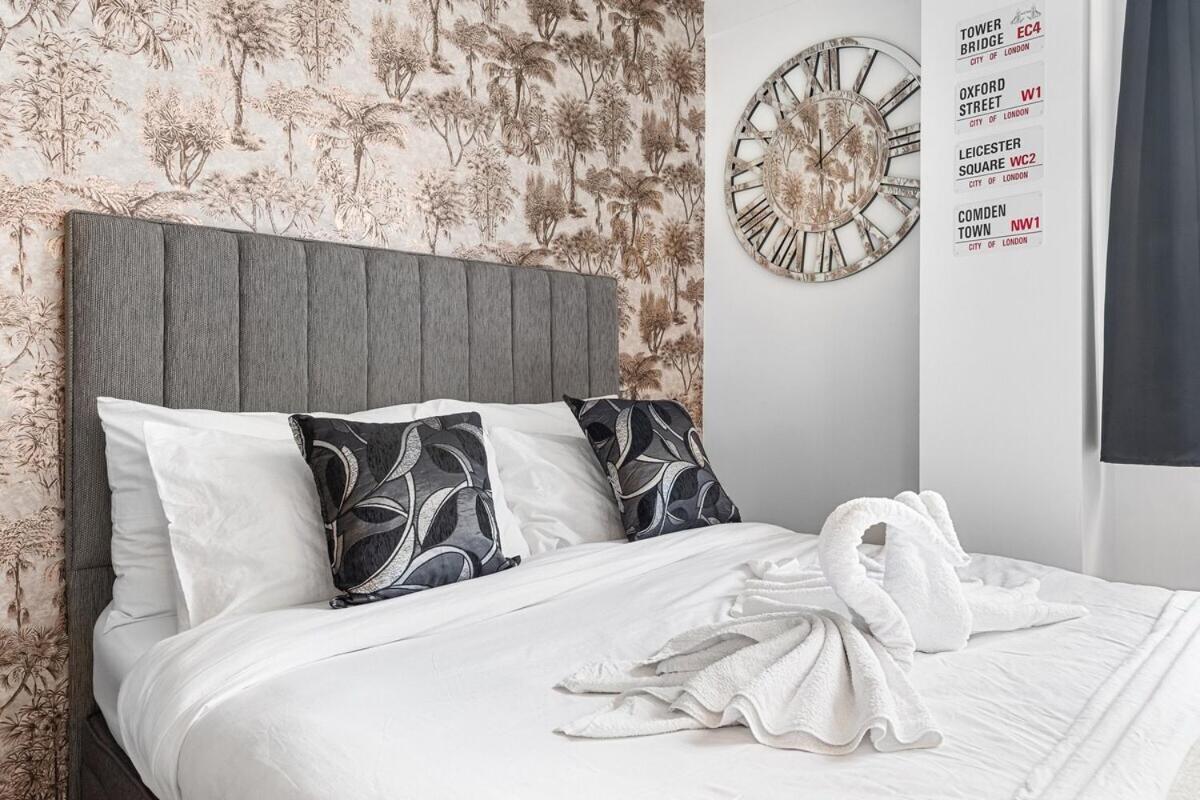 Central London Luxury, Relaxing Apartment! 2 Mins From Paddington Station! ห้อง รูปภาพ