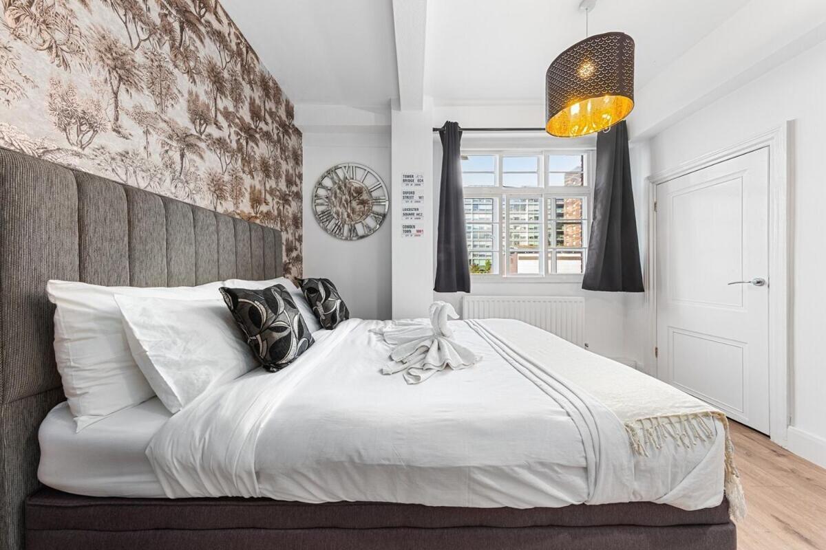 Central London Luxury, Relaxing Apartment! 2 Mins From Paddington Station! ห้อง รูปภาพ