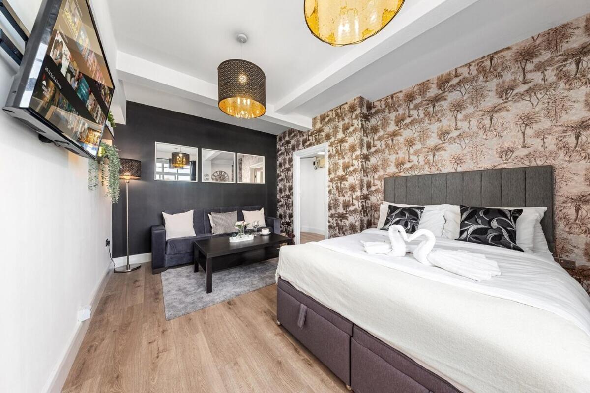 Central London Luxury, Relaxing Apartment! 2 Mins From Paddington Station! ห้อง รูปภาพ